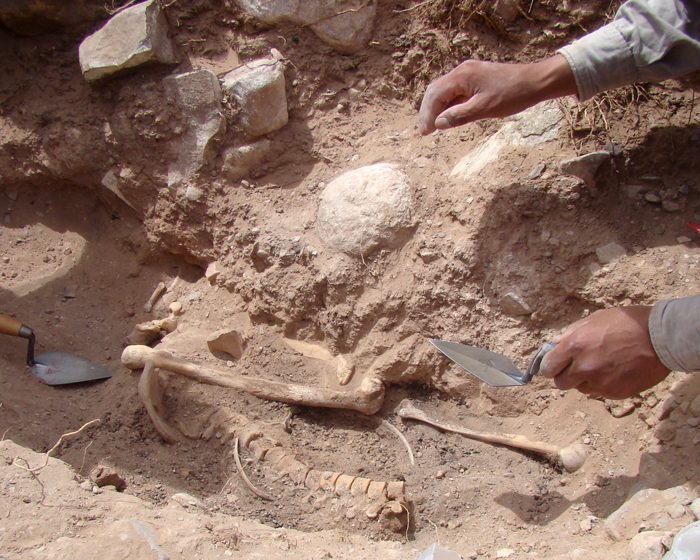Hallan el esqueleto de una mujer inca en el Pucará de Tilcara