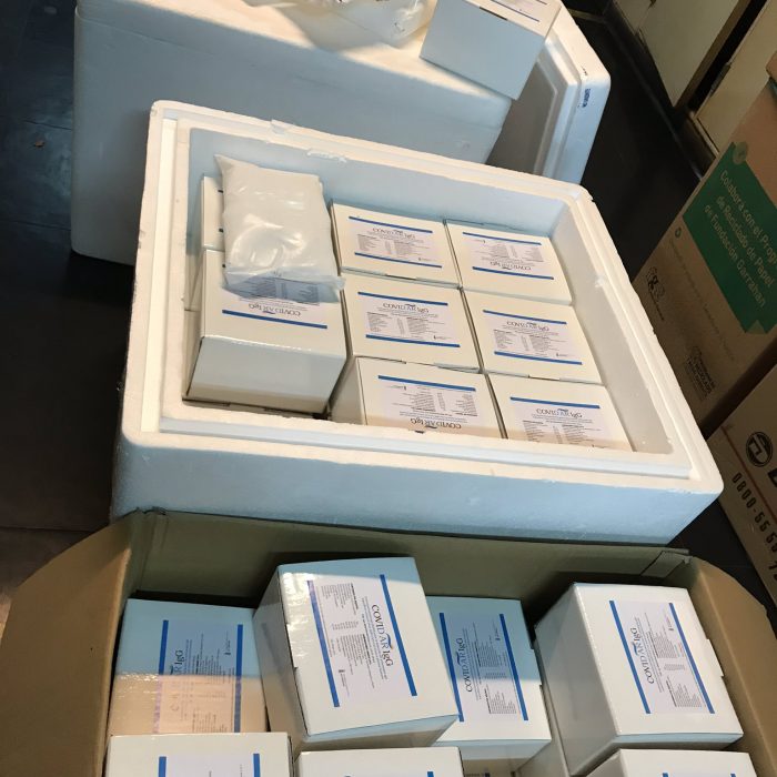 Se realizaron 100.000 ensayos con el test argentino para detectar anticuerpos en el plasma
