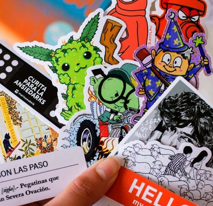El club de las calcomanías: una moda retro que renació de la mano de las redes
