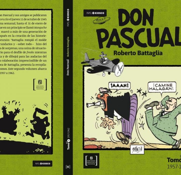 Rescatan en formato libro la tira “Don Pascual”, obra mítica de la historieta argentina