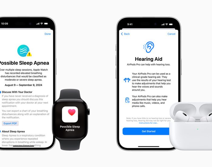 Tecnología: nuevas funciones para detectar apnea del sueño y pérdida auditiva