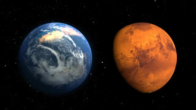 Qué tan lejos estamos de Marte, el planeta rojo y con dos lunas que se puede ver sin telescopio
