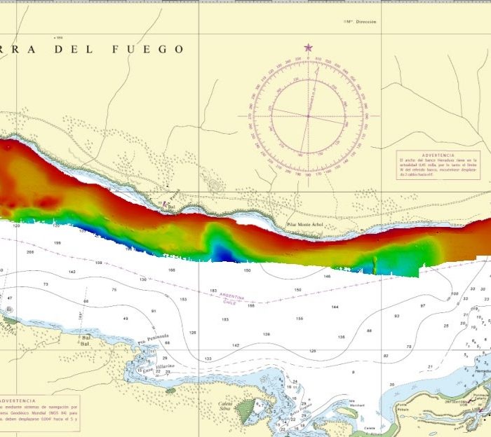 El CONICET coordinó un relevamiento batimétrico en las aguas del Beagle