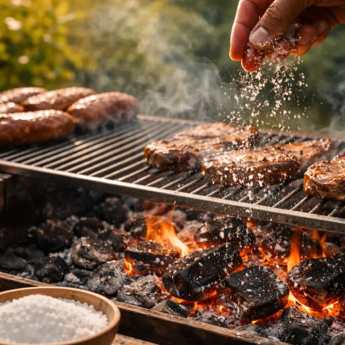 ¿Para qué sirve tirar sal sobre las brasas en la parrilla del asado y por qué lo recomiendan?